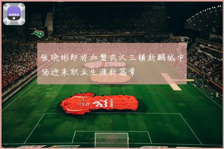 张晓彬即将加盟武汉三镇新鹏城中场迎来职业生涯新篇章